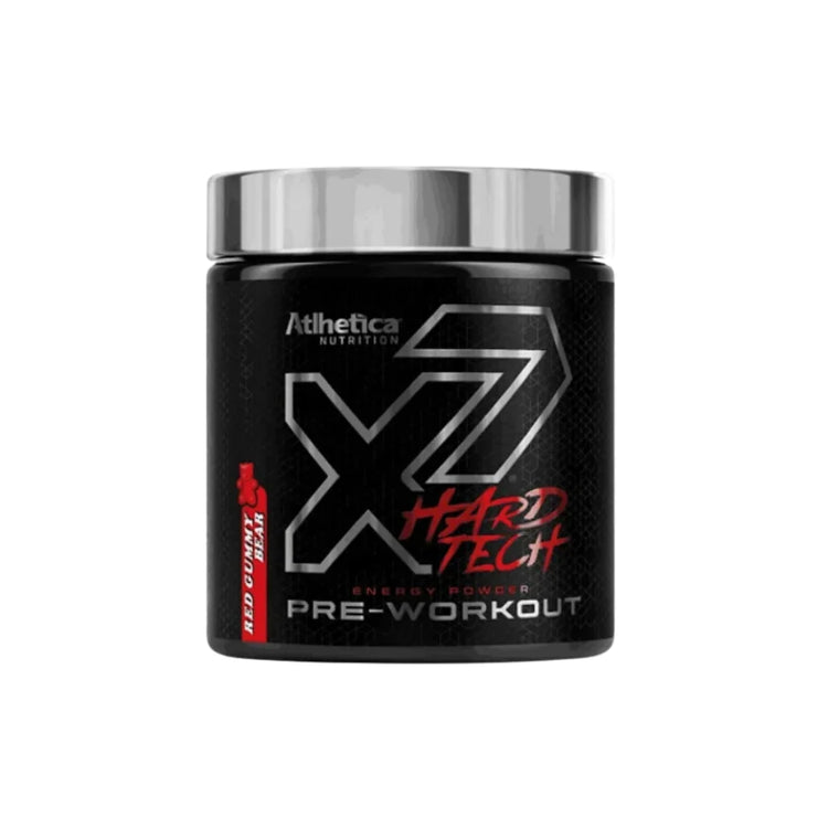 Atlhetica Nutrition X7 Hard Tech Pre Workout (200g) red gummy candy
